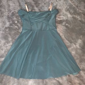 Weissman Dance Costume Skirted Leotard Solid Sage Green Child Size Small